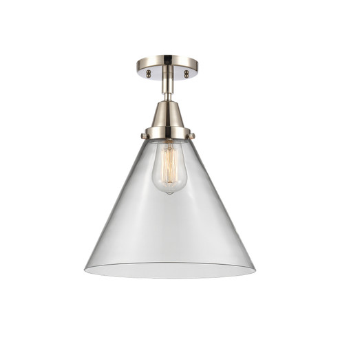 Caden One Light Semi-Flush Mount in Polished Nickel (405|447-1C-PN-G42-L)