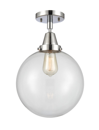 Caden LED Semi-Flush Mount in Polished Chrome (405|447-1C-PC-G202-10-LED)