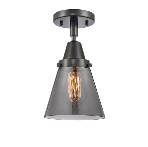Caden One Light Semi-Flush Mount in Matte Black (405|447-1C-BK-G63)