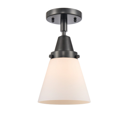 Caden One Light Semi-Flush Mount in Matte Black (405|447-1C-BK-G61)