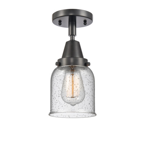 Caden LED Semi-Flush Mount in Matte Black (405|447-1C-BK-G54-LED)