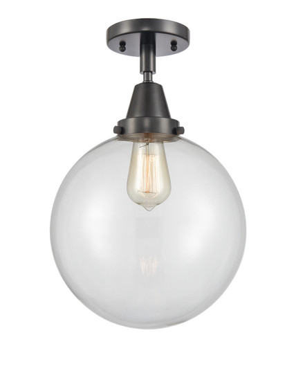 Caden LED Semi-Flush Mount in Matte Black (405|447-1C-BK-G202-10-LED)