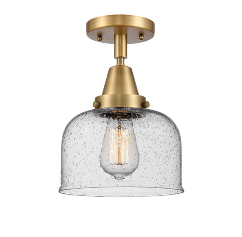 Caden LED Semi-Flush Mount in Brushed Brass (405|447-1C-BB-G74-LED)