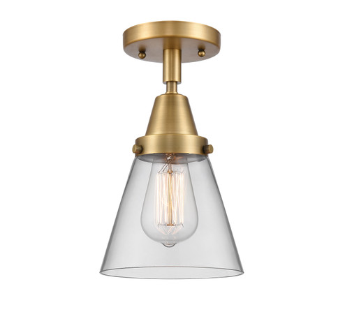 Caden LED Semi-Flush Mount in Brushed Brass (405|447-1C-BB-G62-LED)