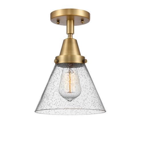 Caden LED Semi-Flush Mount in Brushed Brass (405|447-1C-BB-G44-LED)