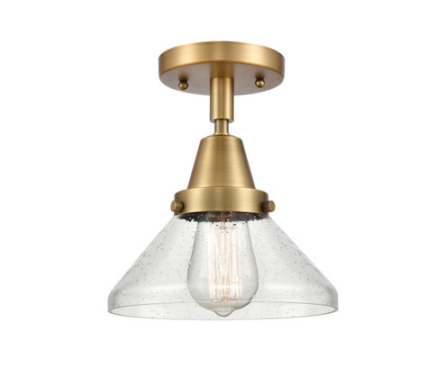 Caden LED Flush Mount in Brushed Brass (405|447-1C-BB-G4474-LED)