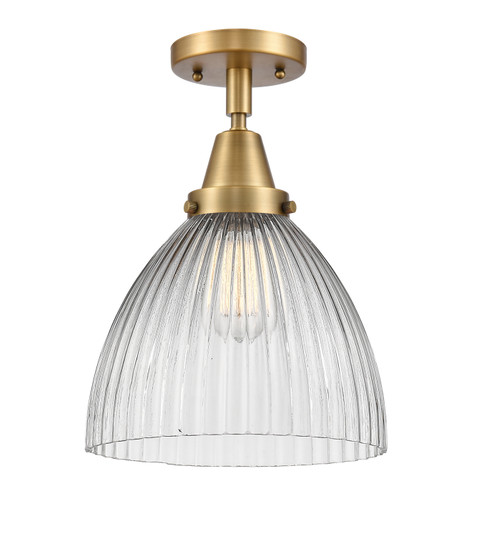 Caden LED Semi-Flush Mount in Brushed Brass (405|447-1C-BB-G222-LED)