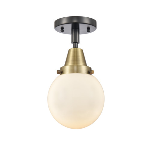 Caden LED Semi-Flush Mount in Black Antique Brass (405|447-1C-BAB-G201-6-LED)