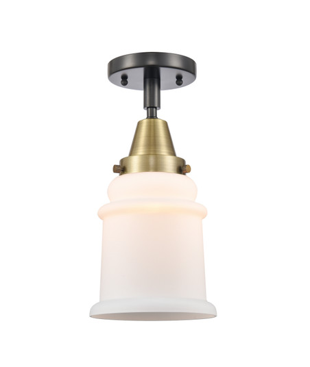 Caden LED Semi-Flush Mount in Black Antique Brass (405|447-1C-BAB-G181-LED)