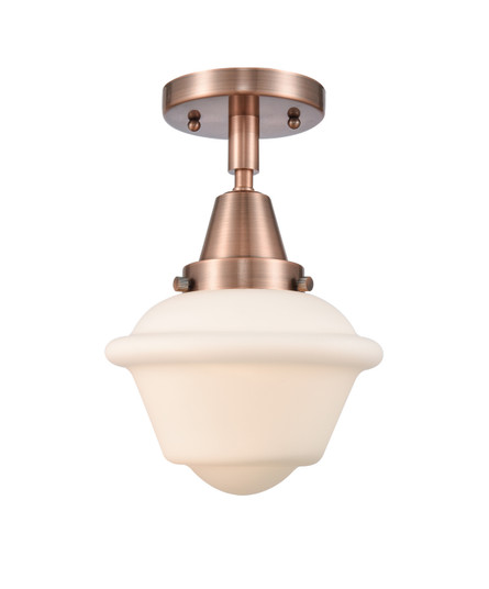 Caden LED Semi-Flush Mount in Antique Copper (405|447-1C-AC-G531-LED)