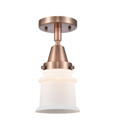 Caden One Light Semi-Flush Mount in Antique Copper (405|447-1C-AC-G181S)