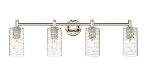 Downtown Urban Four Light Bath Vanity in Polished Nickel (405|434-4W-PN-G434-7DE)