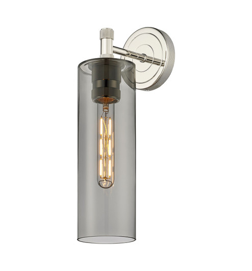 Downtown Urban One Light Wall Sconce in Polished Nickel (405|434-1W-PN-G434-12SM)