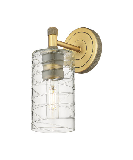 Downtown Urban One Light Wall Sconce in Brushed Brass (405|434-1W-BB-G434-7DE)