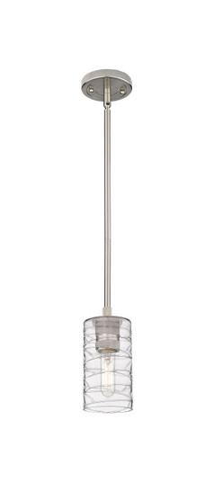 Downtown Urban One Light Pendant in Satin Nickel (405|434-1S-SN-G434-7DE)