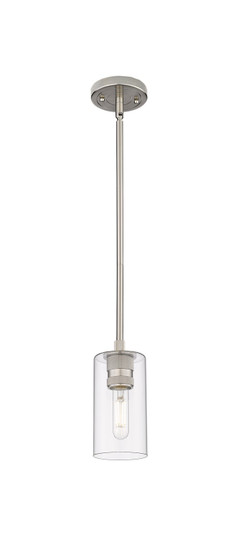 Downtown Urban One Light Pendant in Satin Nickel (405|434-1S-SN-G434-7CL)