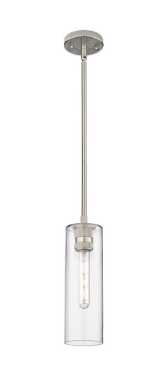 Downtown Urban One Light Pendant in Satin Nickel (405|434-1S-SN-G434-12CL)