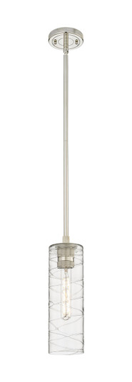 Downtown Urban One Light Pendant in Polished Nickel (405|434-1S-PN-G434-12DE)