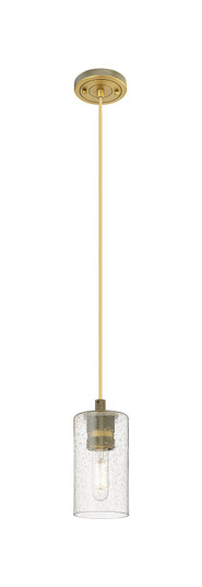 Downtown Urban One Light Pendant in Brushed Brass (405|434-1P-BB-G434-7SDY)