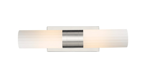 Downtown Urban Two Light Bath Vanity in Satin Nickel (405|429-2WL-SN-G429-8WH)