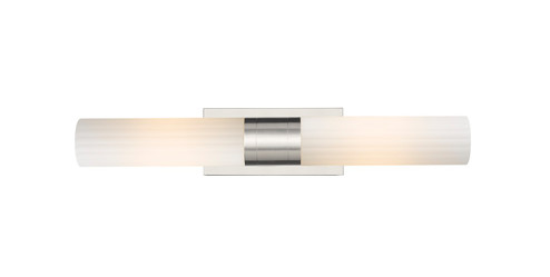 Downtown Urban LED Bath Vanity in Satin Nickel (405|429-2WL-SN-G429-11WH) Downtown Urban LED Bath Vanity in Satin Nickel (405|429-2WL-SN-G429-11WH)