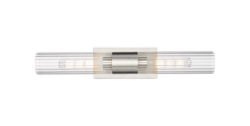 Downtown Urban Two Light Bath Vanity in Satin Nickel (405|429-2WL-SN-G429-11CL)