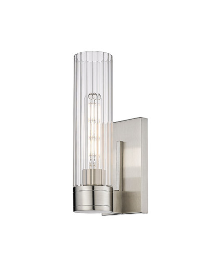 Downtown Urban One Light Wall Sconce in Satin Nickel (405|429-1W-SN-G429-11CL)