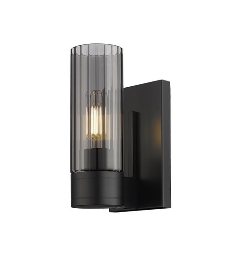 Downtown Urban LED Wall Sconce in Matte Black (405|429-1W-BK-G429-8SM)
