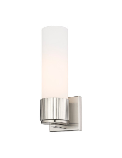 Downtown Urban LED Wall Sconce in Satin Nickel (405|428-1W-SN-G428-12WH) Downtown Urban LED Wall Sconce in Satin Nickel (405|428-1W-SN-G428-12WH)