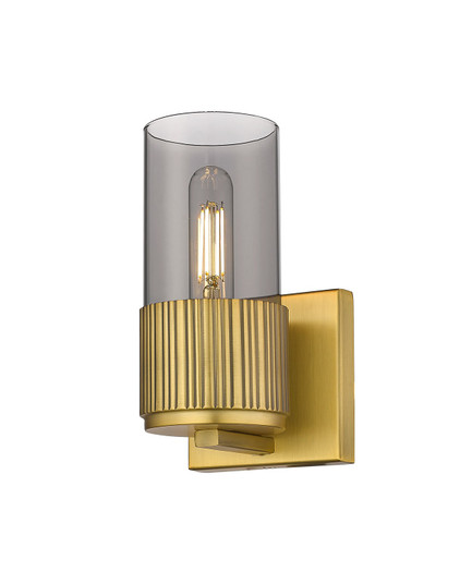 Downtown Urban One Light Wall Sconce in Brushed Brass (405|428-1W-BB-G428-7SM)