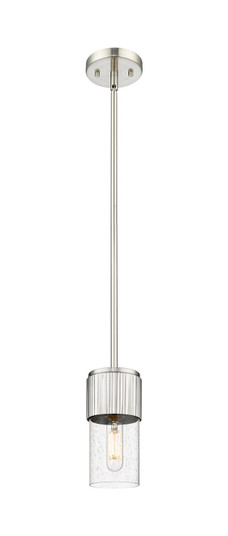 Downtown Urban One Light Pendant in Satin Nickel (405|428-1S-SN-G428-7SDY)