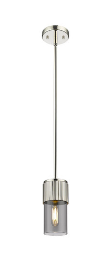 Downtown Urban One Light Pendant in Polished Nickel (405|428-1S-PN-G428-7SM)