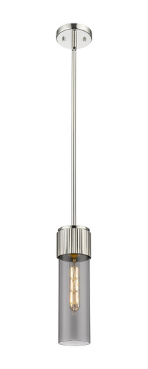 Downtown Urban One Light Pendant in Polished Nickel (405|428-1S-PN-G428-12SM)
