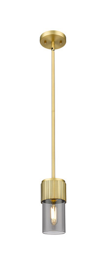 Downtown Urban One Light Pendant in Brushed Brass (405|428-1S-BB-G428-7SM)