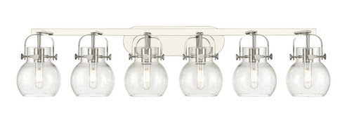 Downtown Urban Six Light Bath Vanity in Polished Nickel (405|423-6W-PN-G410-6SDY)
