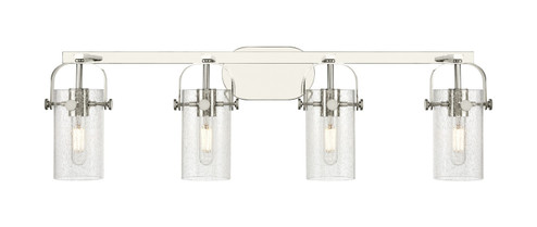 Downtown Urban LED Bath Vanity in Polished Nickel (405|423-4W-PN-G423-7SDY)