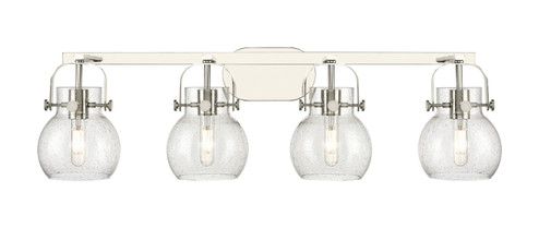 Downtown Urban Four Light Bath Vanity in Polished Nickel (405|423-4W-PN-G410-6SDY)