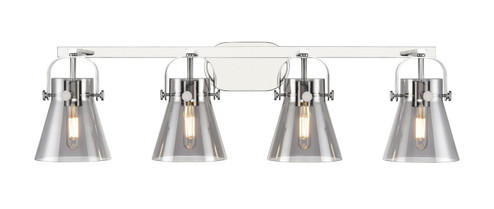 Downtown Urban Four Light Bath Vanity in Polished Chrome (405|423-4W-PC-G411-6SM)