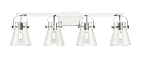 Downtown Urban Four Light Bath Vanity in Polished Chrome (405|423-4W-PC-G411-6CL)