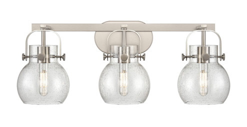 Downtown Urban Three Light Bath Vanity in Satin Nickel (405|423-3W-SN-G410-6SDY)