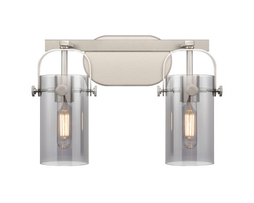 Downtown Urban Two Light Bath Vanity in Satin Nickel (405|423-2W-SN-G423-7SM)
