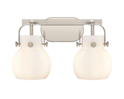 Downtown Urban Two Light Bath Vanity in Satin Nickel (405|423-2W-SN-G410-6WH)