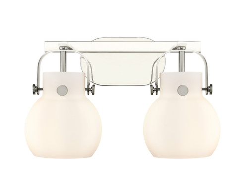 Downtown Urban LED Bath Vanity in Polished Nickel (405|423-2W-PN-G410-6WH) Downtown Urban LED Bath Vanity in Polished Nickel (405|423-2W-PN-G410-6WH)