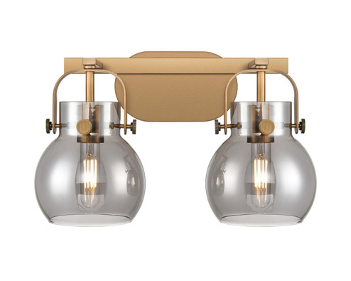 Downtown Urban Two Light Bath Vanity in Brushed Brass (405|423-2W-BB-G410-6SM)