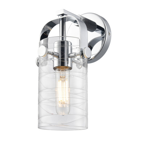 Downtown Urban One Light Wall Sconce in Polished Chrome (405|423-1W-PC-G423-7DE)
