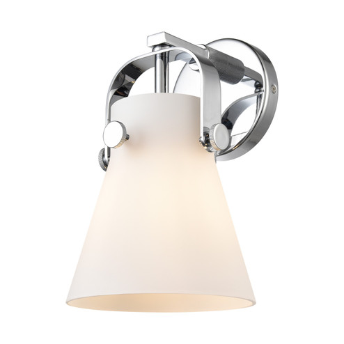Downtown Urban One Light Wall Sconce in Polished Chrome (405|423-1W-PC-G411-6WH)