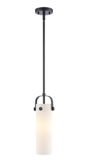 Downtown Urban One Light Pendant in Matte Black (405|423-1S-BK-G423-12WH)