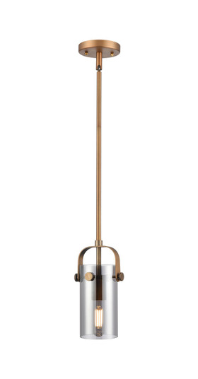 Downtown Urban One Light Pendant in Brushed Brass (405|423-1S-BB-G423-7SM)