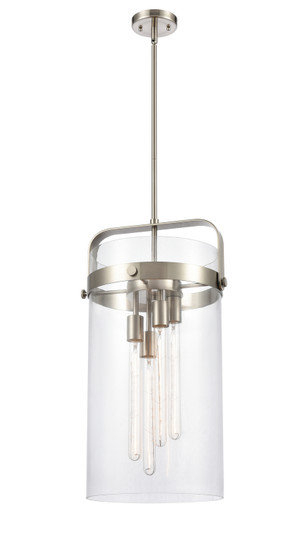 Downtown Urban LED Pendant in Brushed Satin Nickel (405|413-4S-SN-12CL) Downtown Urban LED Pendant in Brushed Satin Nickel (405|413-4S-SN-12CL)