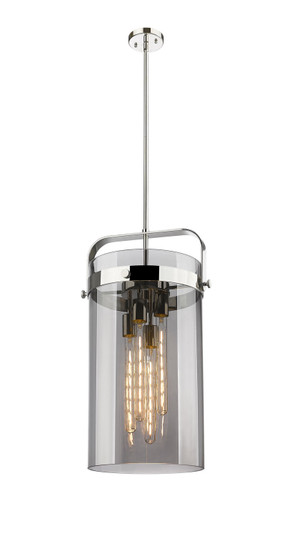 Downtown Urban Four Light Pendant in Polished Nickel (405|413-4SL-PN-G413-4S-12SM)
